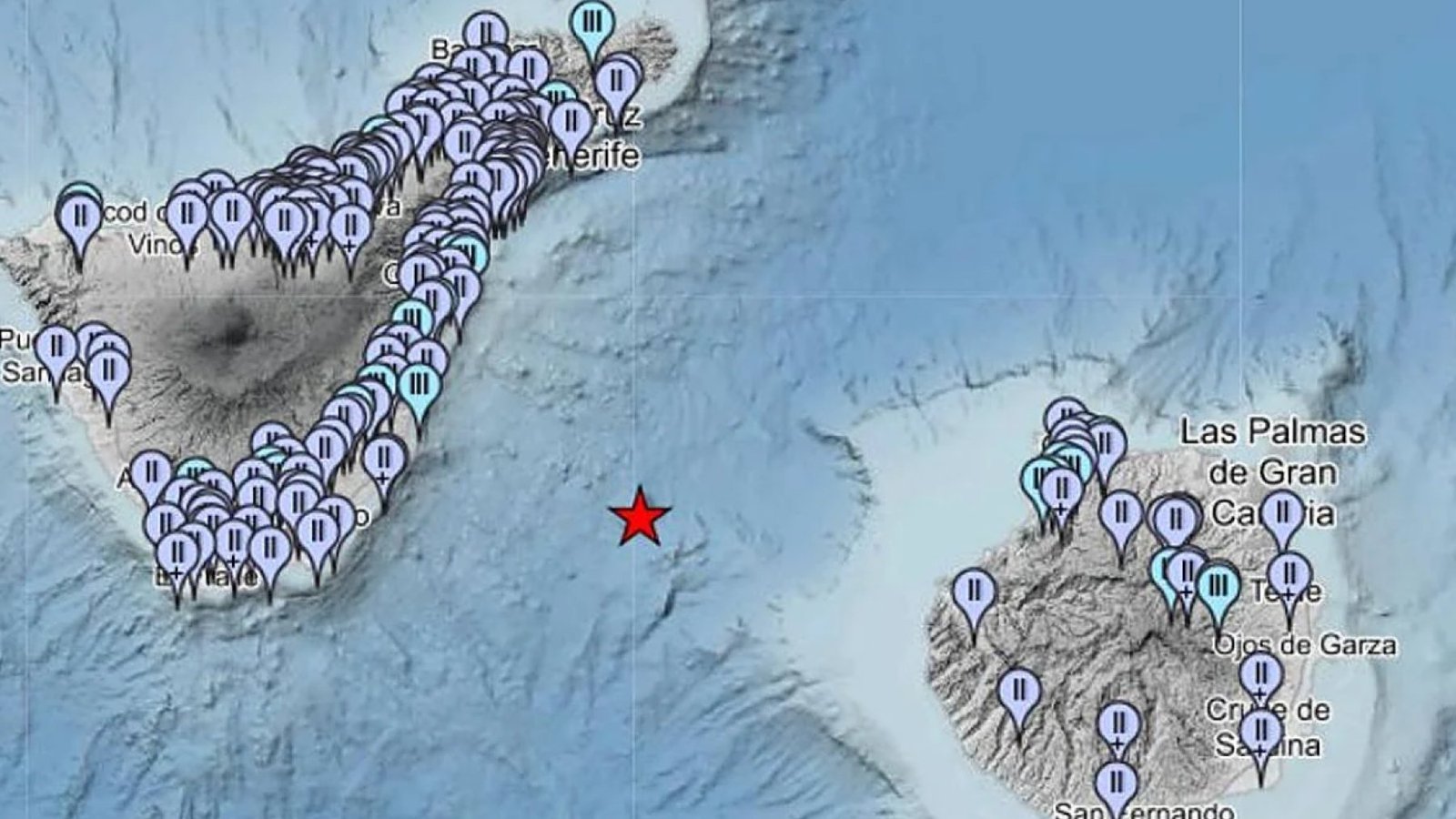 Un terremoto de 4,1 grados sacude las islas de Gran Canaria y Tenerife.